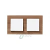 ATN353202 - ATLASDESIGN NATURE 2-постовая РАМКА, ДЕРЕВО БАМБУК
