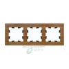 ATN353203 - ATLASDESIGN NATURE 3-постовая РАМКА, ДЕРЕВО БАМБУК