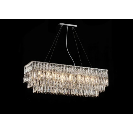 NW075-L1000*W300*H340 RECTANGLE CHROME (1) Люстра (в 2-х коробках) NW 