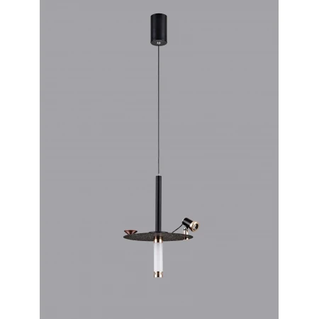 1142B-1 BLACKK+CH (1) Люстра (RL) 