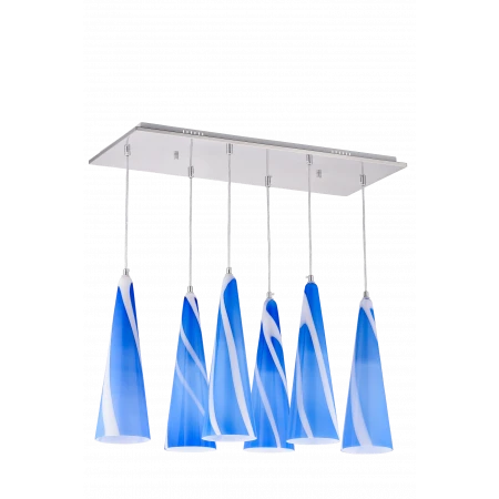 5067/6 BLUE (1) Люстра 