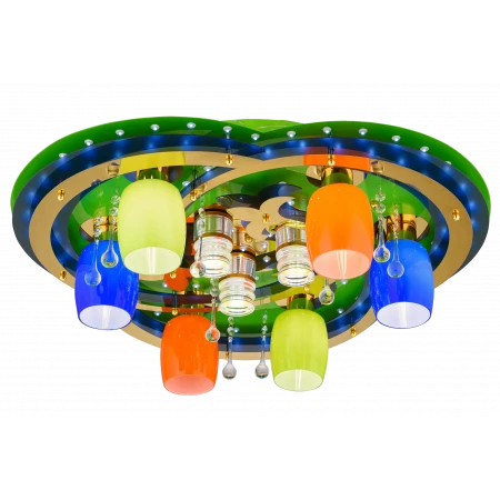 8355/6+3 GN+GD MIX (1) Люстра # 