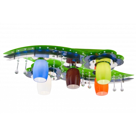 8365/5 GN+CR MIX (1) Люстра # 