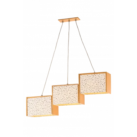 85502/3PC WOOD+CH (1/4) Люстра 
