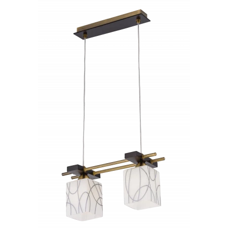 85662/2P AB+RED (1) Люстра 