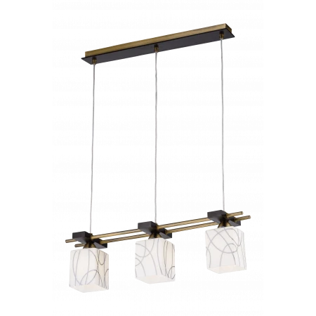 85662/3P AB+RED (1) Люстра 