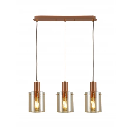 74635/3P RED+GOLD (1) Люстра (RL) # 