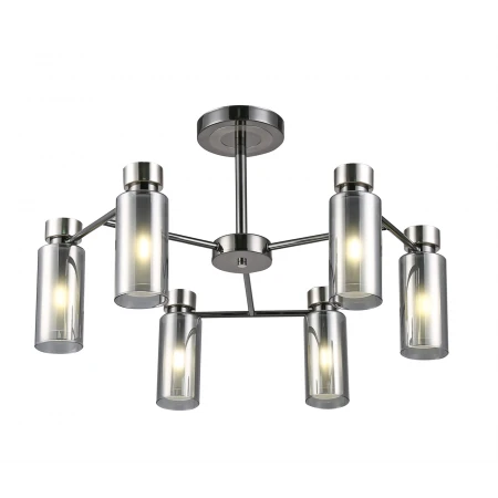 74338/6 PEARL BLACK+SAND NICKEL (1) Люстра (RL) 