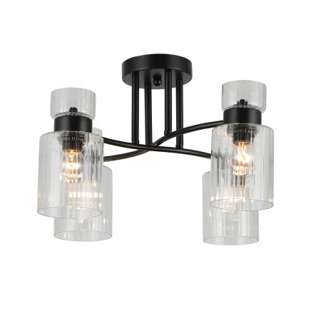 07555/4 BLACK (1) Люстра (RL) 