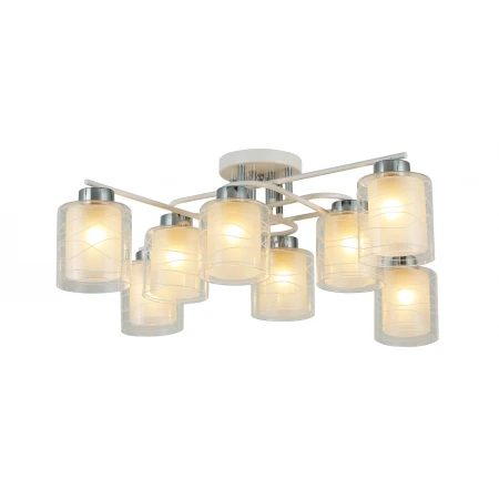 07378/8 WHITE+CHROME (1) Люстра (RL)  07378/8 WHITE+CHROME (1) Люстра (RL)