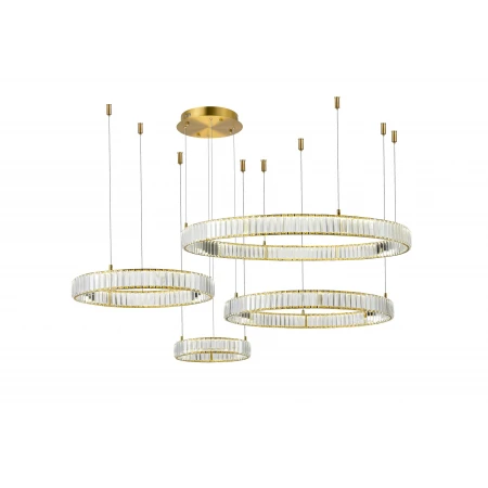 2107A-DW-40+60+80+10 BRASS (1) Люстра NW # 