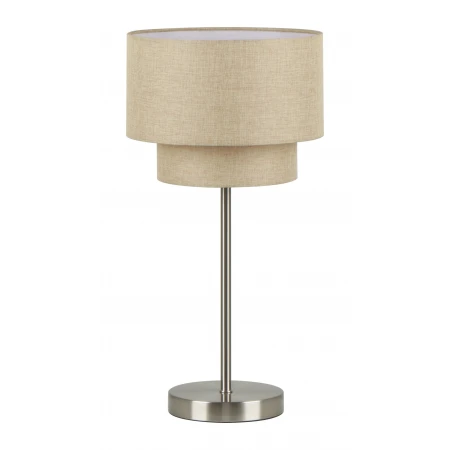 2117ATL SATIN NICKEL+BEIGE (1) Настольный светильник NW 