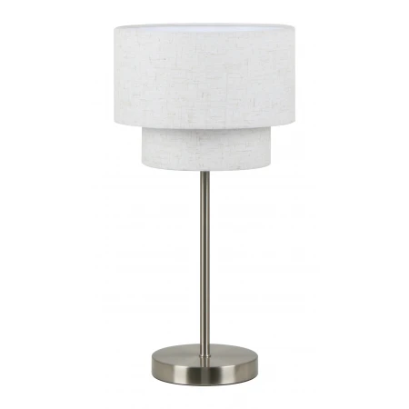 2117ATL SATIN NICKEL+LIGHT FLAX (1) Настольный светильник NW 