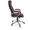 Кресло Dikline KD38, красный, черный, кожзам Люкс