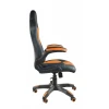 Компьютерное кресло 9505H, оранжевый, черный, экокожа