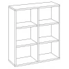 Стеллаж Домино СУ(ш2в1)