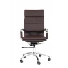 Кресло офисное 750, коричневый, экокожа
