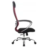 Компьютерное кресло Комплект 23, красный, черный, ткань
