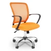 Кресло Chairman 698, оранжевый, сетка, ткань