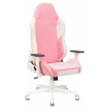Геймерское кресло EPIC PRO, белый, розовый, текстиль