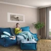 Бескаркасное кресло Лофт Серый, размер ХXXХL, жаккард