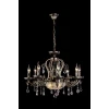Люстра классическая с хрусталем Eurosvet 22585/8+3 античная бронза