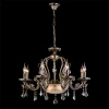 Люстра классическая с хрусталем Eurosvet 22585/8+3 античная бронза