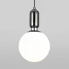 Подвесной светильник со стеклянным плафоном Eurosvet 50197/1 черный жемчуг