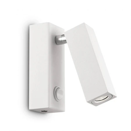 Светодиодный спот Ideal Lux Page Ap Square Bianco