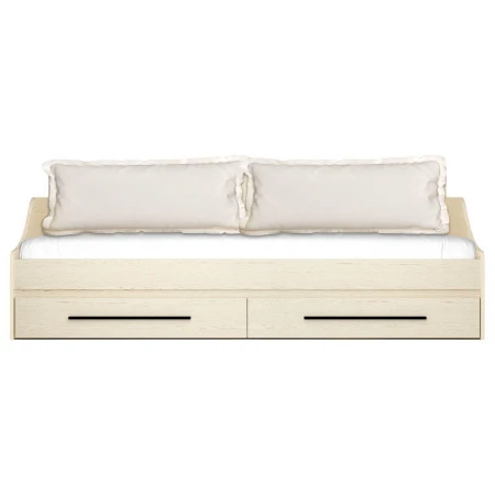 Кровать Милан дуб леонардо с ящиками 