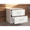 Тумба с 2-мя ящиками Атланта (белый) Тумба с 2-мя ящиками Атланта (белый)