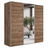 Шкафы-купе 3-х дверный Эста Трио зеркальный, крафт табачный 