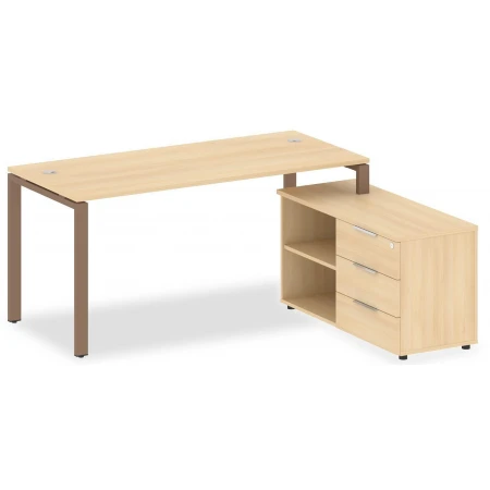 Стол письменный Metal System БП.РС-СТС-2.4 (R)