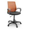 Кресло офисное Dikline SN14, оранжевый, черный, сетка TW