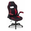 Компьютерное кресло Plast 1, красный, черный, текстиль