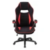 Компьютерное кресло Plast 1, красный, черный, текстиль