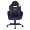 Геймерское кресло HERO JOKER, фиолетовый, черный, текстиль, экокожа
