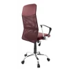 Компьютерное кресло Dikline SN10, бордовый, сетка TW, экокожа