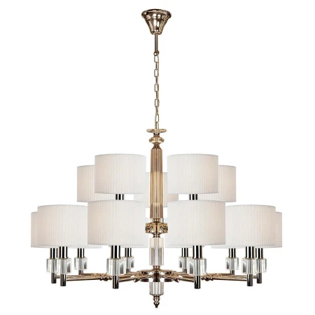 Люстра iLamp P2404-10+5 Nickel Alexa