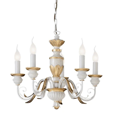 Люстра Ideal Lux FIRENZE SP5 BIANCO ANTICO