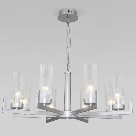 Люстра Eurosvet 60133/8 серебро Arganie