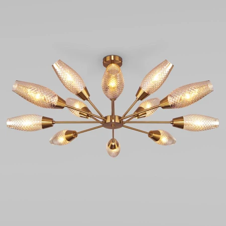 Люстра Eurosvet 60140/12 золото Thalia