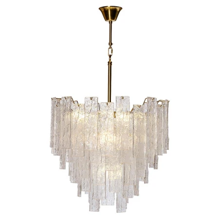 Люстра Garda Decor 91GH-1014-8 Dorit Textured Glass Rectangular