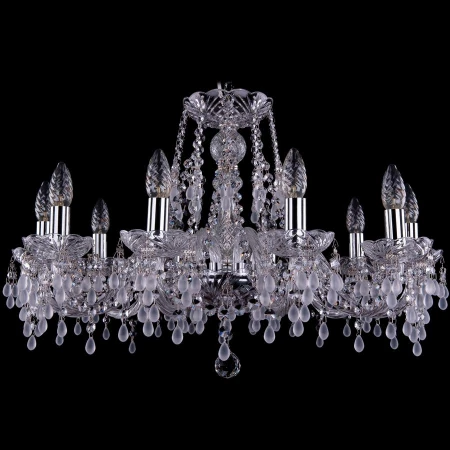 Хрустальная люстра Bohemia Ivele Crystal 1410/10/240/Ni/V0300