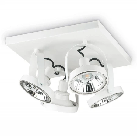 Спот Ideal Lux GLIM PL4 SQUARE BIANCO