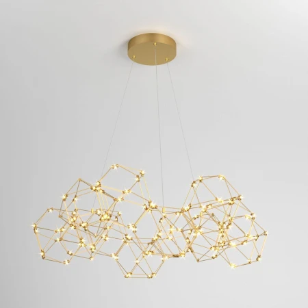 Подвесной светодиодный светильник Eurosvet Uma 90169/12 медь