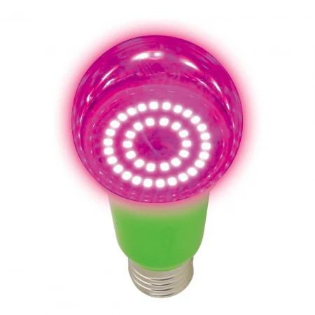 Лампа светодиодная для растений Uniel E27 15W прозрачная LED-A60-15W/SPSB/E27/CL PLP30GR UL-00004582