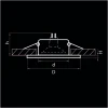 Встраиваемый светильник Lightstar Anello 002240