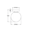 Настенный светильник Maytoni Basic form MOD321WL-01B