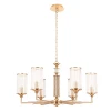 Подвесная люстра Crystal Lux Gloria SP6 Brass